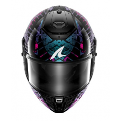Каска SHARK SPARTAN RS CARBON REPTAIA BLACK/BLUE/PURPLE