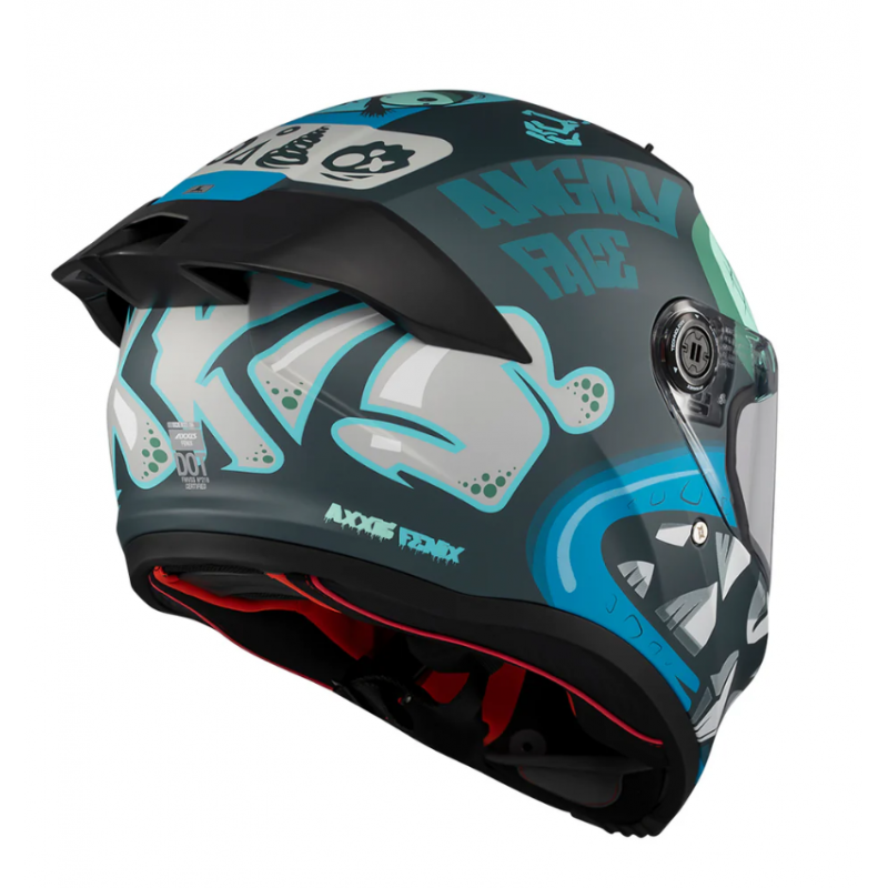 Каска AXXIS FENIX ANGRY FACE C7 MATT