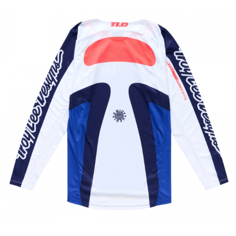 Мотокрос джърси TROY LEE DESIGNS GP Pro  Frames Jersey - Navy/White