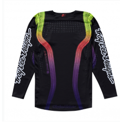 Mотокрос джърси TROY LEE DESIGNS SE PRO Stripes Jersey - Black/Multi