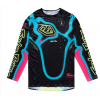 Mотокрос джърси TROY LEE DESIGNS SSE Ultra Membrane Jersey - Black/Yellow