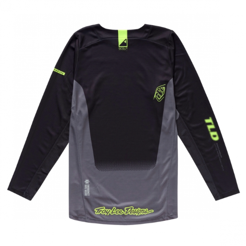 Mотокрос джърси TROY LEE DESIGNS Scout GP Pro Fade Out Jersey - Black