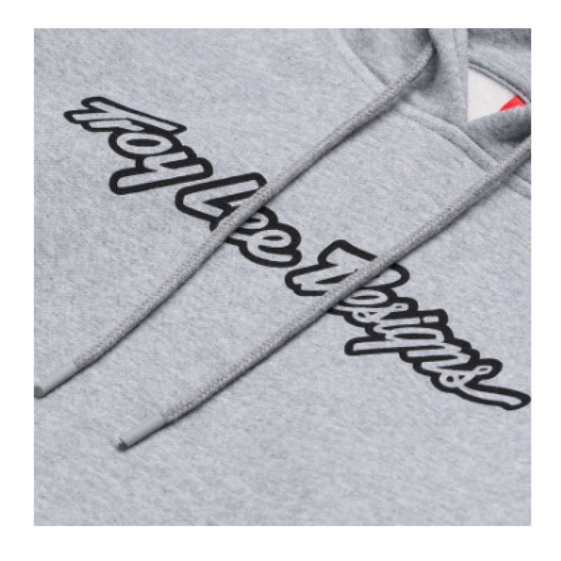Суитшърт TROY LEE DESIGNS Zip Up Signature - Gray Heather