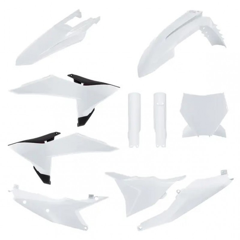 Комплект пластмаси POLISPORT Full Plastic Kit KTM SX/SX-F/XC/XC-F (2025-26) WHITE