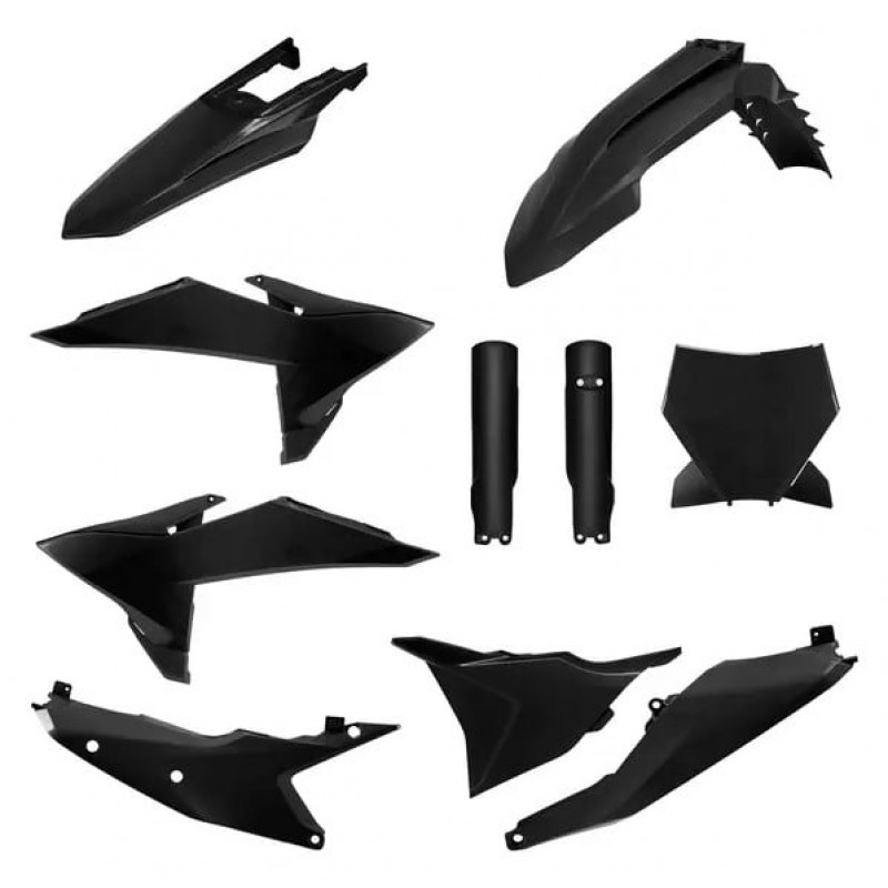 Комплект пластмаси POLISPORT Full Plastic Kit KTM SX/SX-F/XC/XC-F (2025-26) BLACK