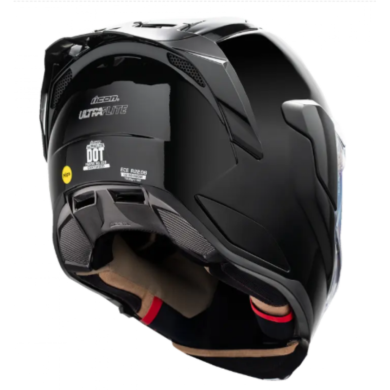 Каска ICON Ultraflite™ Solid MIPS® BLACK GLOSS