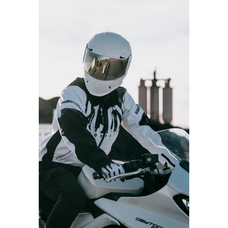 Мото яке ICON Merc3™ ANOMALY WHITE