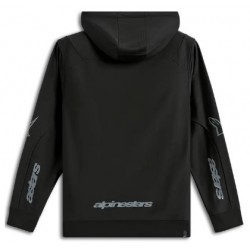 Мото суитшърт ALPINESTARS HOODIE ZIP SESSIONS V3 BLACK/GRAY
