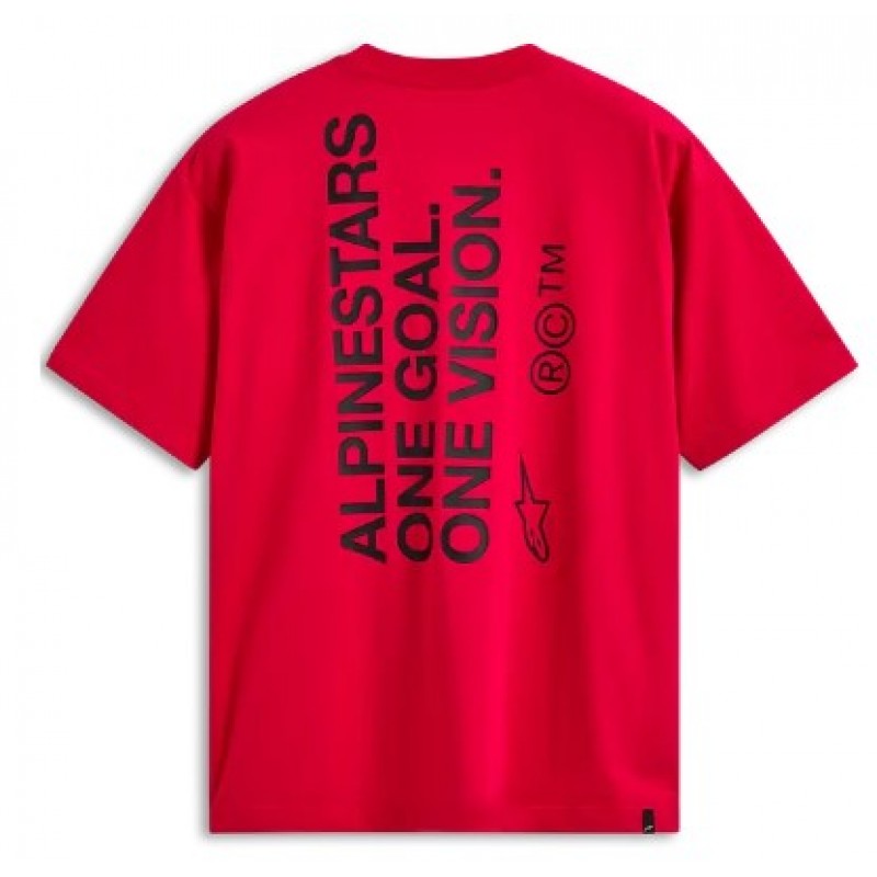 Тениска ALPINESTARS SS CSF OVERSIZED ONE RED