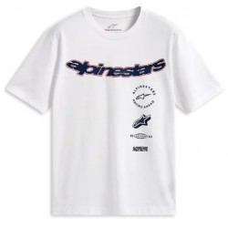 Тениска ALPINESTARS SS CSF ABUS WHITE