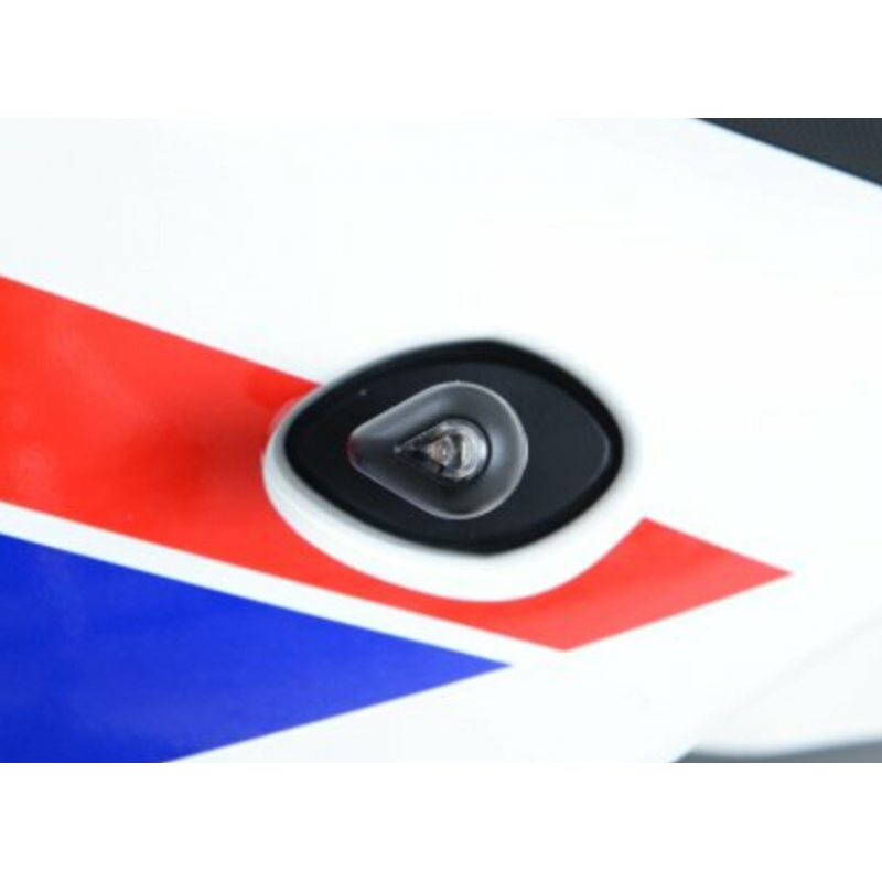LED мото мигачи R&G RACING Aero LED Indicator Body Black / Lens Clear (Pair), Front & Rear