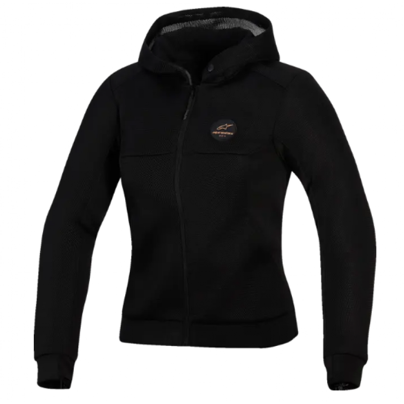 Дамски суичър ALPINESTARS STELLA 4W CHROME SUPERAIR BLACK/CPR