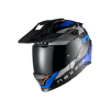 Адвенчър каска NEXX Y.TRAVL PRIMAL BLUE NEON MATT