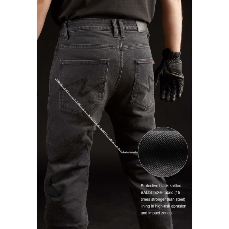 Мото дънки PANDO MOTO BOSS DYN 01 - Slim-Fit Cordura® and BALISTEX - LONG
