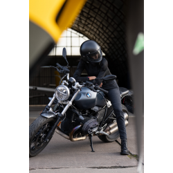 Дамски мото дънки PANDO MOTO Kaya Slim Grey - Slim-Fit Armalith®