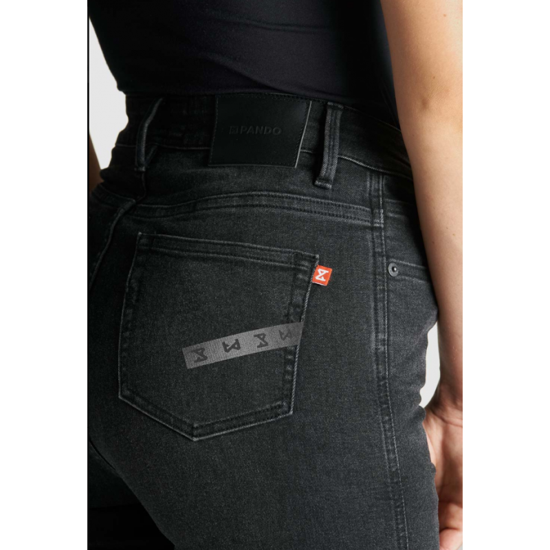 Дамски мото дънки PANDO MOTO KUSARI COR 01 - Skinny-Fit Cordura®