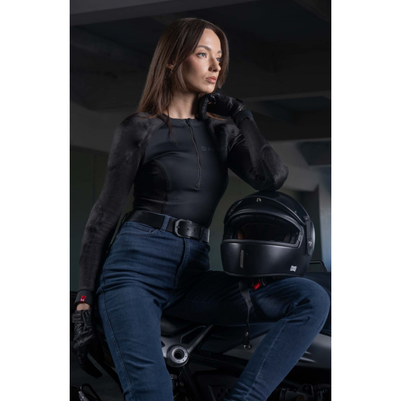 Дамски мото дънки PANDO MOTO KUSARI COR 02 - Skinny-Fit Cordura® - LONG