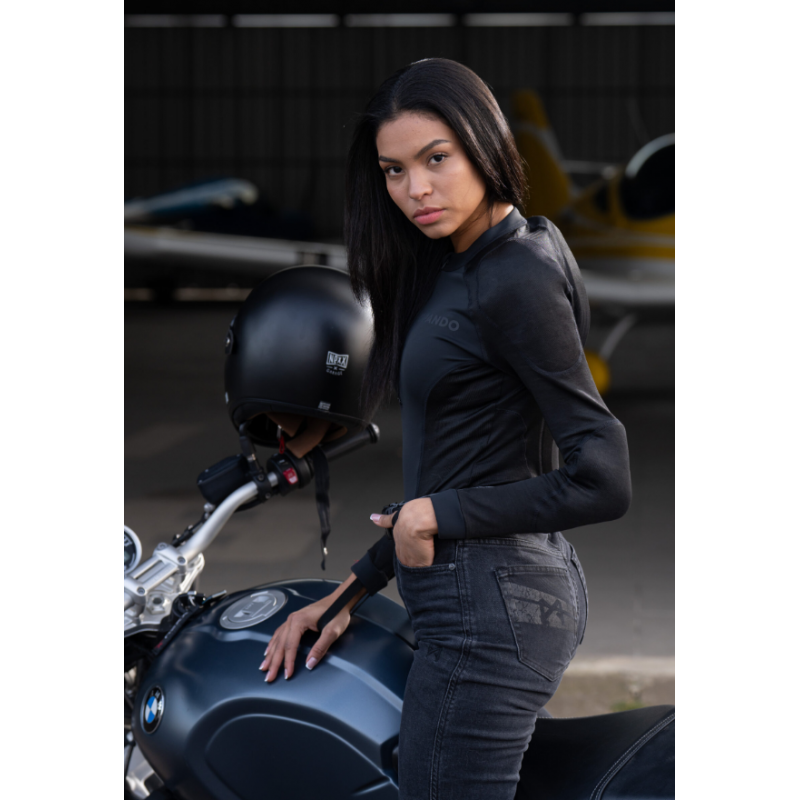 Дамско протекторно боди PANDO MOTO - SHELL WW BLACK 02