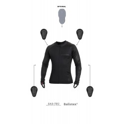 Текстилно яке Pando Moto Shell UH 03 Black