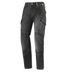 Мото дънки SECA SQUARE II SHORT WASHED BLACK