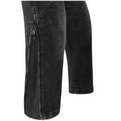Мото дънки SECA SQUARE II SHORT WASHED BLACK