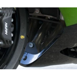 Протектор за генерация R&G RACING Aluminium Downpipe grille - Black Kawasaki ZZR1400 06-19