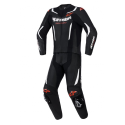 Кожен екип ALPINESTARS 2PCS GP Force V2 Black/White/Fluo Red