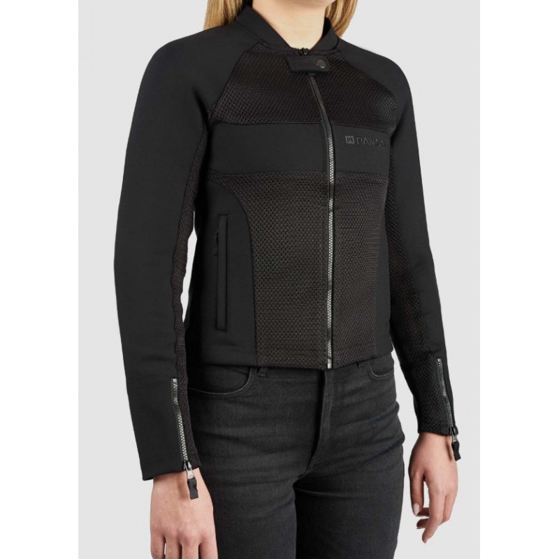 Дамско текстилно яке Pando Moto STEALTH BLACK AAA