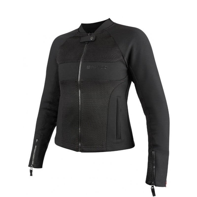 Дамско текстилно яке Pando Moto STEALTH BLACK AAA