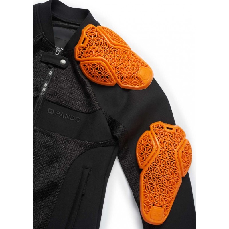 Дамско текстилно яке Pando Moto STEALTH BLACK AAA