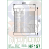 Маслен филтър HIFLO HF157
