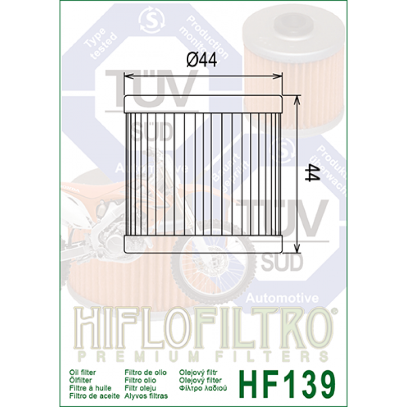 Маслен филтър HIFLO HF139