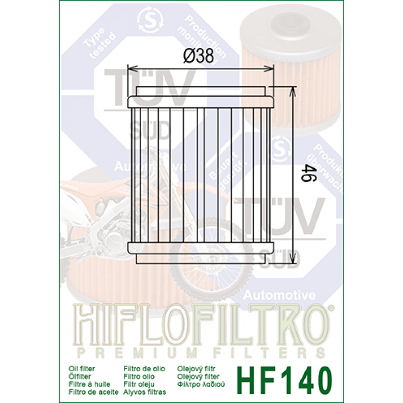 Маслен филтър HIFLO HF140