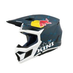 Мотокрос каска KINI RED BULL MX3 1.0-BLUE/WHITE