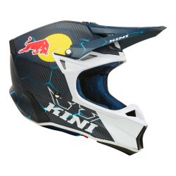 Мотокрос каска KINI RED BULL MXC2 2.0 Carbon-BLUE/WHITE