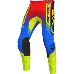 Детски панталон clutch pro yth mx23 blue hi vis red