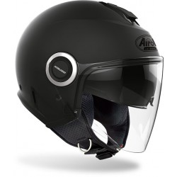 Скутерска Каска Helios Black Matt