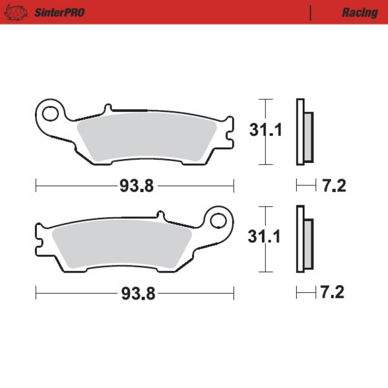 Накладки 094911 Предни YAMAHA YZ/YZ-F 08-21, WRF 17-21