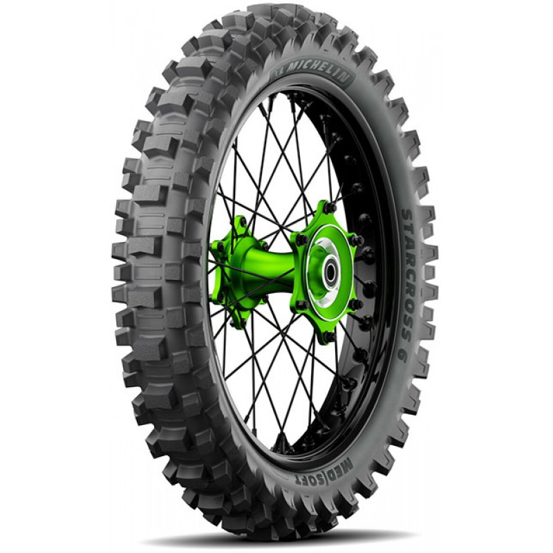 Задна гума starcross 6 medium soft 110/100-18 m/c 64m nhs r tt