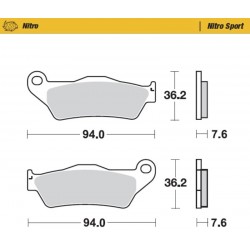 Накладки 093022 предни KTM, HUSQVARNA, GAS-GAS 21-