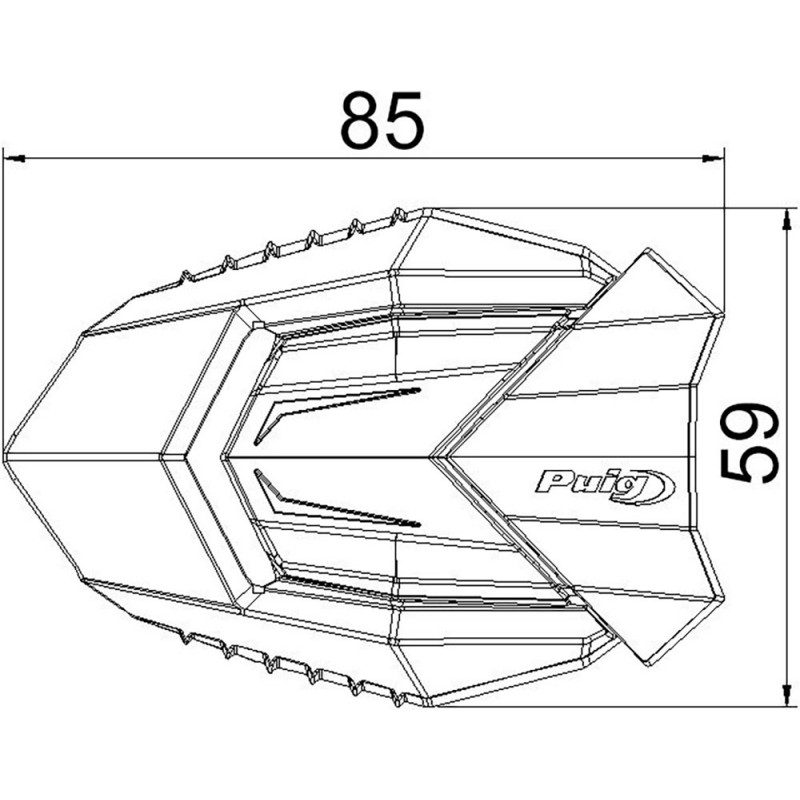 Краш тапи R19 KAWASAKI ZZR1400 12-20