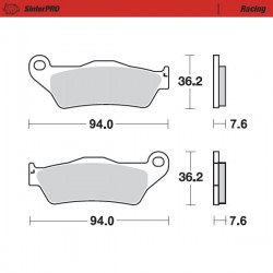 Накладки 093011 Предни Ktm, Husqvarna, Gas Gas 21-