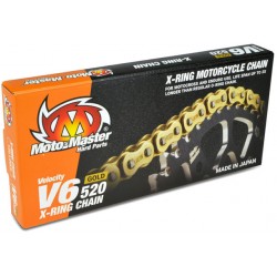 Мотоциклетна Верига V6 X-Ring Gold, 520/120L