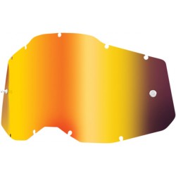 Слюда За Очила 100% Gen2 Racecraft2; Accuri2; Strata2 - Червена Огледална
