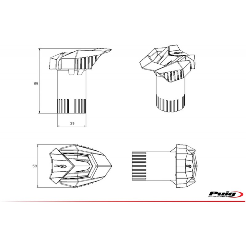 Краш Тапи R19 HONDA CBR500R 19-26