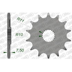 Преден зъбак 13 Зъба/ 520 Honda CR125R 04-07, CRF250R 04-17, CRF250X 04-18