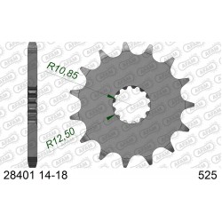 Kit Steel Suzuki DL 650 ABS 07-16 15/47/525XRR 118L