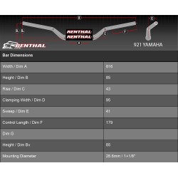 Кормило Twinwall Yamaha черен