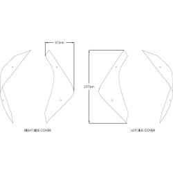 Front Spoiler HONDA CRF1100L AFRICA TWIN ADVENTURE SPORTS 20-23 SMOKE