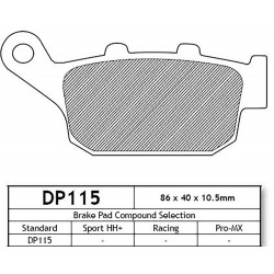 Накладки DP115 Honda/Triumph